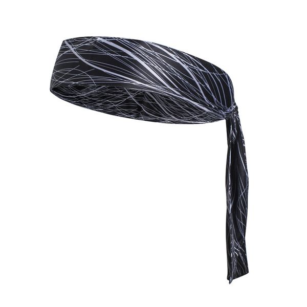 

sport headband gym yoga hairbands outdoor fitness football tennis running bandage sweatband for women men sports head bands, Yellow;black