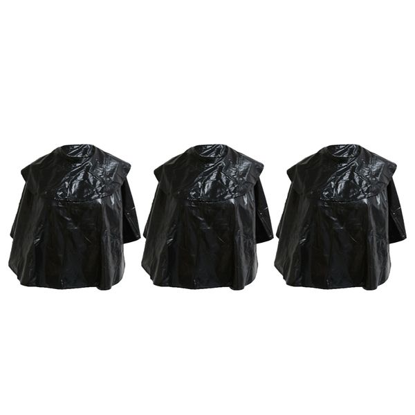 

3pcs hair cutting cape barber shop hair styling coloring apron capes gowns