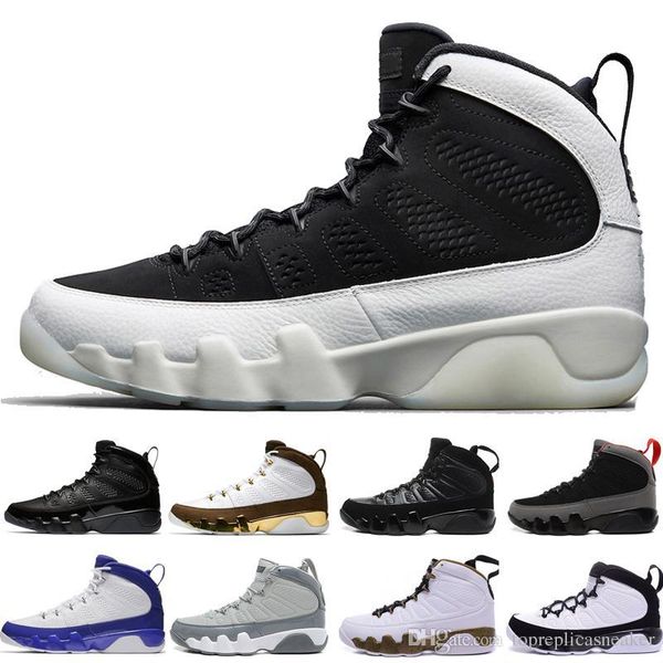 

9 mans Basketball Shoes 9s Cool Grey Black White Red Anthracite Barons The Spirit doernbecher 2010 release IX Sneakers