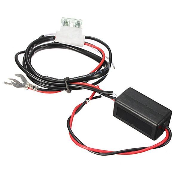 

12v 2a car led drl relay daytime running light relay harness auto car controller on/off switch parking light