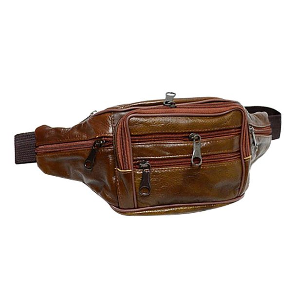 

sleeper #401 2019 fashion men bag pure color leather shoulder waterproof crossbody bag chest for male solid ing