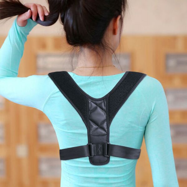 

women men humpback correct belt therapy posture support lumbar brace health care