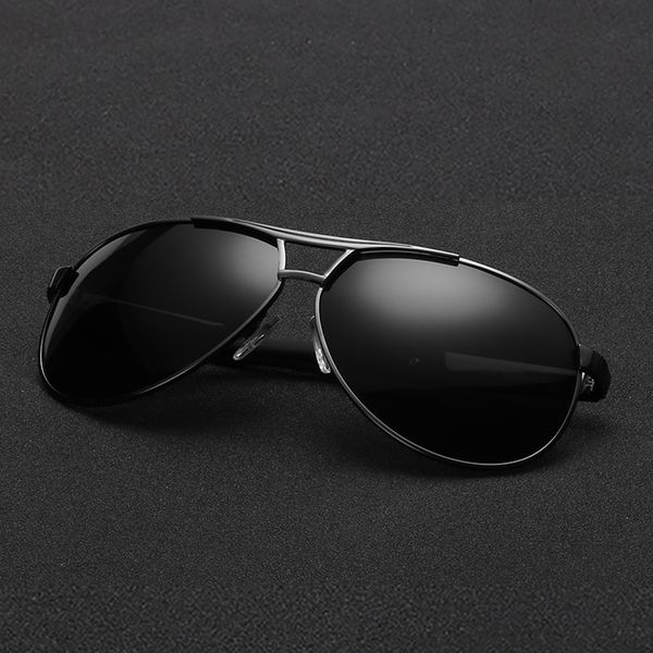 

mens aviation polarized sunglasses driver's goggles polarized dariving sun glasses metal frame oculos de sol masculino uv400, White;black