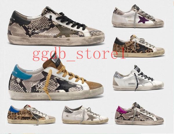 

italy brand multicolor heel golden superstar goose designer sneakers men/women classic white do-old dirty shoes casual shoes 35-45 sj05, Black