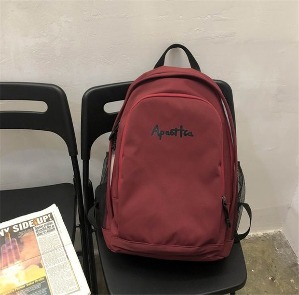 

new school bag students large backpack shoulder bag textured fashion backpacks ph-cfy20061943