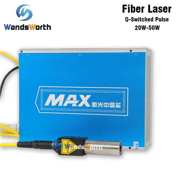 

max 20w-50w q-switched pulse fiber laser series gqm 1064nm laser marking machine diy part