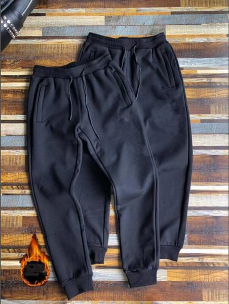 

adidas adidas ad брюки карандаш новая осень новых людей вскользь руно sweatpants solid high street брюки мужчины зима joggers брендовая одеж, Black