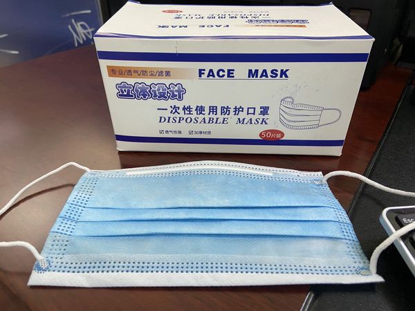 

50pcs/box disposable face masks 3 layers dustproof mask anti-dust mask with ce certificate via dhl