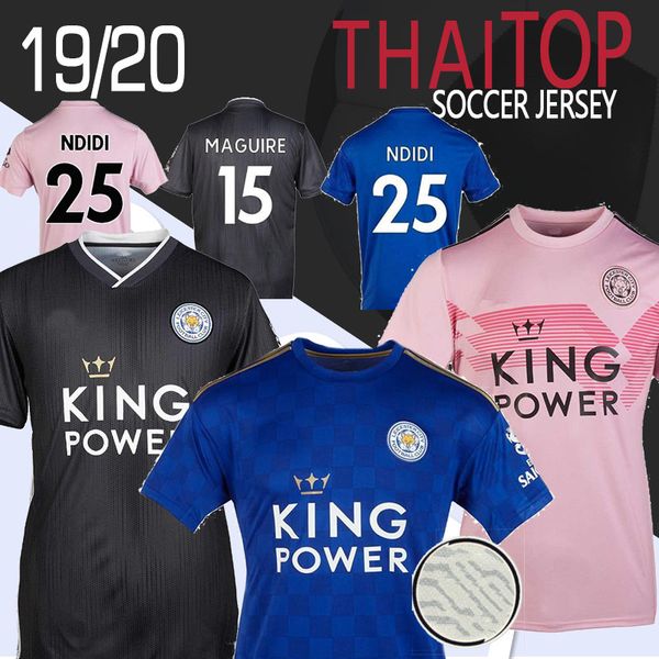 

Thailand Leicester soccer jersey 19 20 football shirt CITY 2019 2020 VARDY MAGUIRE camiseta de fútbol NDIDI camisa de futebol MADDISON men