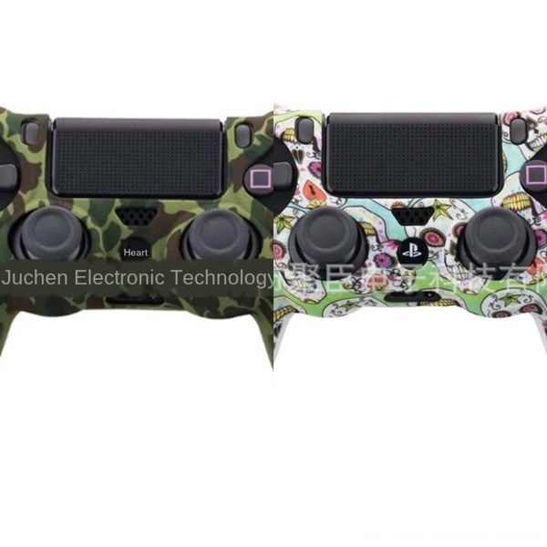 

vd2ly ps4 аксессуары череп силиконовый гель гвардии рукав кожа ручки крышка чехол крышки для playstation 4 ps4 pro slimdhl