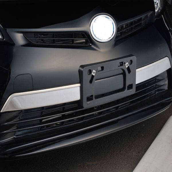 

sus304 stainless front no. plate molding trim car styling cover accessories for toyota prius zvw30 2012-2015