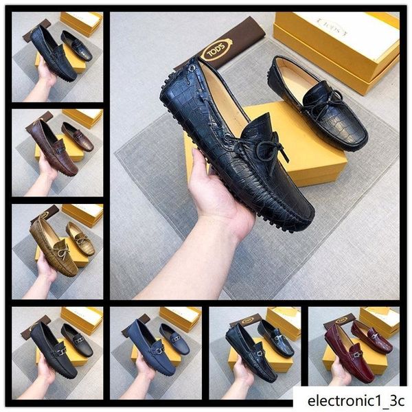 

18ss new men shoes luxury leather casual driving oxfords shoes men loafers italian shoes for men size 38-45