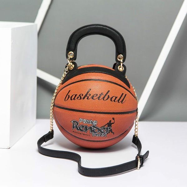 

women handbags2019 womens hangbags creative basketball shape round bag ladies pu leather shoulder messenger bags