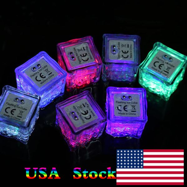 

партия декоративные светодиодные ice cubes свет multi-color liquid sensor ice cubes light led glow light свадебные украшения партии