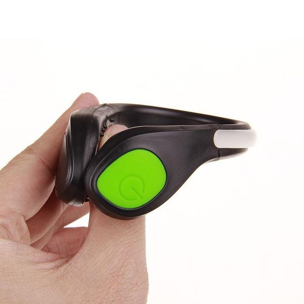 

running bicycle sports led shoe clip wrist safety signal plastic led shoes 7-color clip flash night light outdoor safety shoes