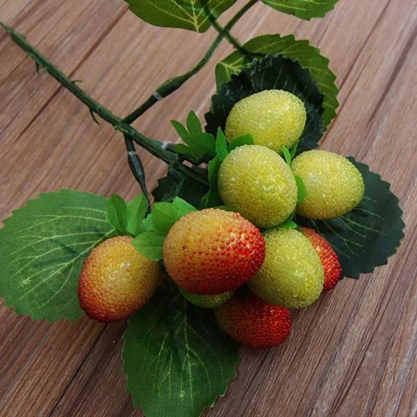 

home office vivid restaurant decoration gift easy care new year artificial shop party simulation waxberry branch