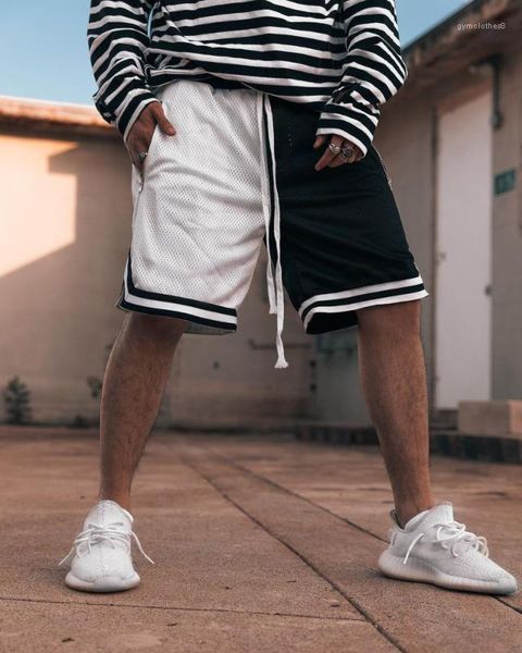 

breathable shorts casual hemme quick dry shorts solid man basketball shorts with belt zipper man summer, White;black
