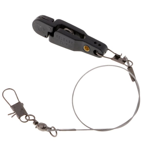 

snap release clip with leader snap for outriggers downriggers planer board