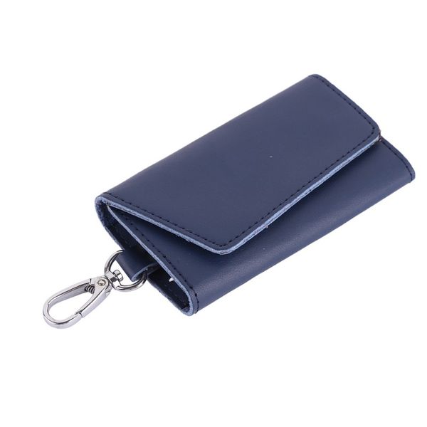 

car key bag men women key holder organizer pouch cow split wallet housekeeper case card bag pu leather