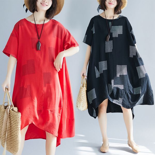 

will code suit-dress dress fat younger sister western style easy age reduction belly thin in longuette 2019 summer wear, Gray