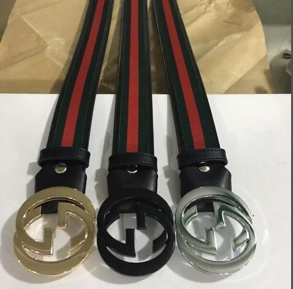 

brand designer belts men jeans belts cummerbund belts for men women metal buckle no box, Black;brown