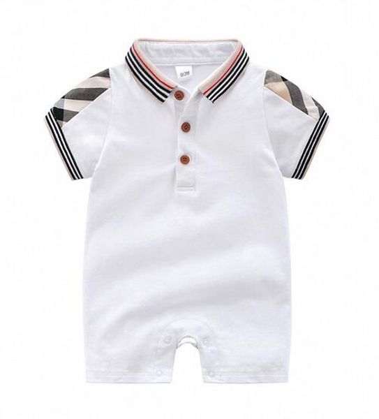 

Retail New Toddler Newborn Baby Boys Girl Striped Romper Infant Jumpsuit Kids Boys Girl Baby Cotton Short Sleeve Clothing