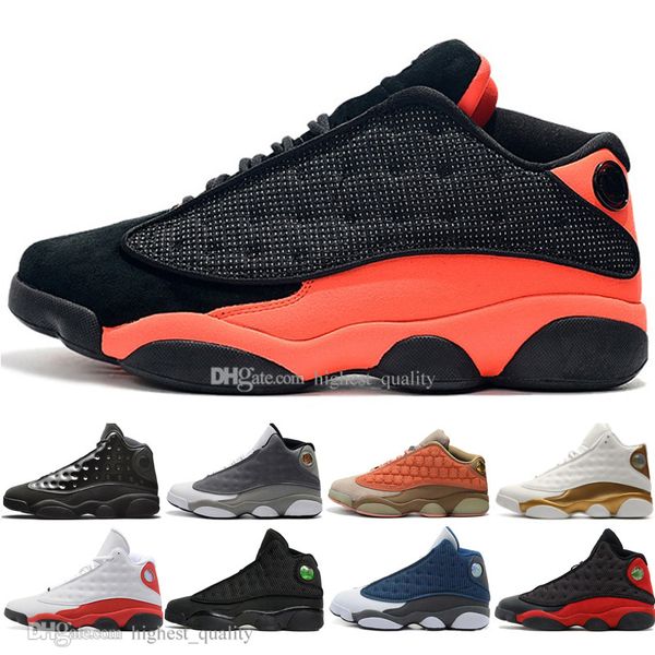 

with box 13 13s cap and gown terracotta blush mens basketball shoes chicago cat black infrared flints bred men sports sneakers designer