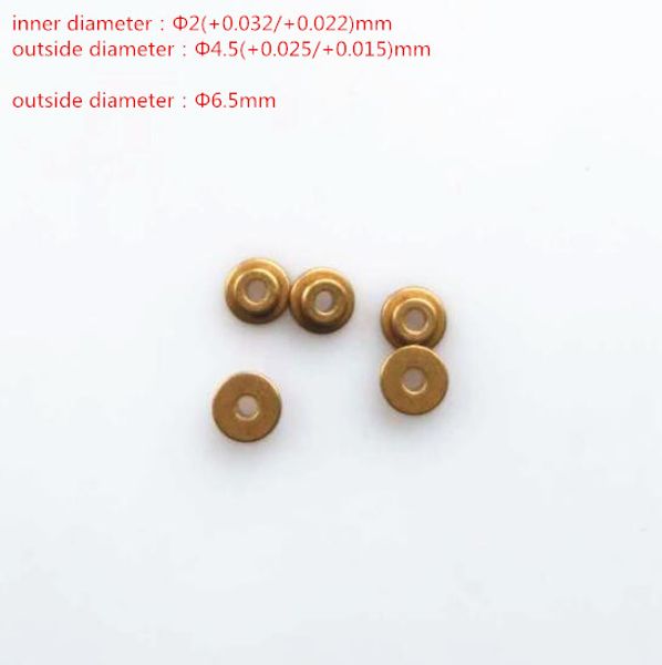 

10pcs/lot double desk copper base small bearing metallurgical parts metallurgy oil mini bearing copper sleeve