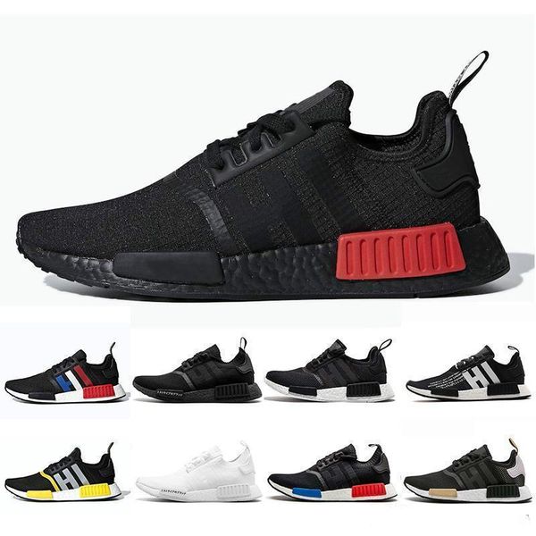 

2020 nmd r1 primeknit japan triple black white red og pink men women casual shoes runner breathable sports shoe trainer fashion sneakers