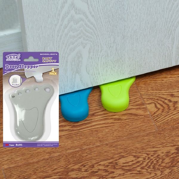 

cartoon silicone figure door ser wedge door jam catcher block home office chrildren security card