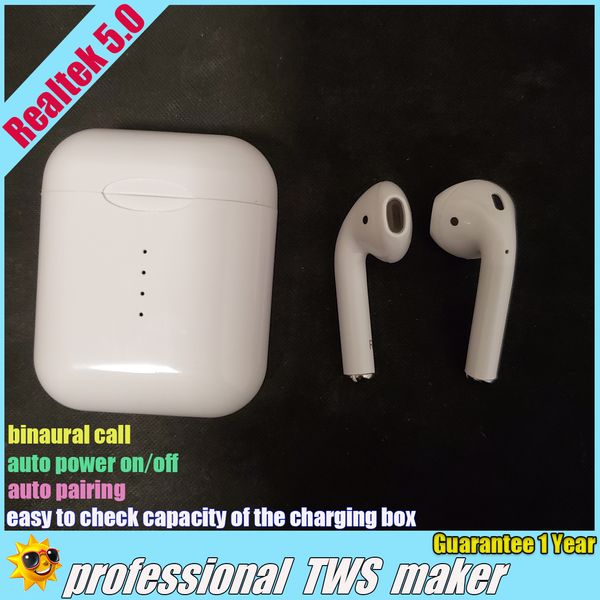 

I10 tw bluetooth 5 0 lanxun realtek chip headphone earphone auto pairing power on off touch control wirele charging 14 2mm trumpet