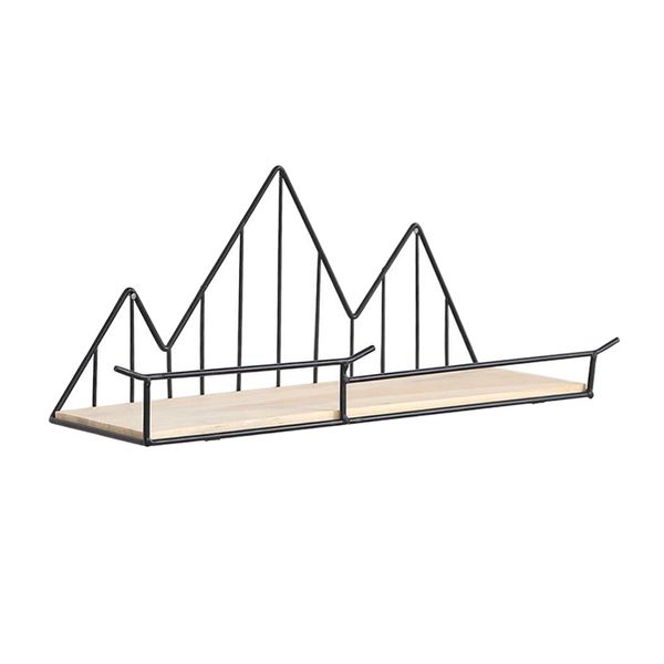 

nordic style iron wall shelf wall mounted storage rack