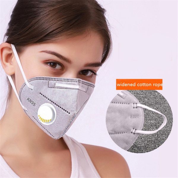 

n95 mask anti-fog ffp3 mask vertical folding nonwoven valved dust pm 2.5 respirator mouth mask with valve gauze haza
