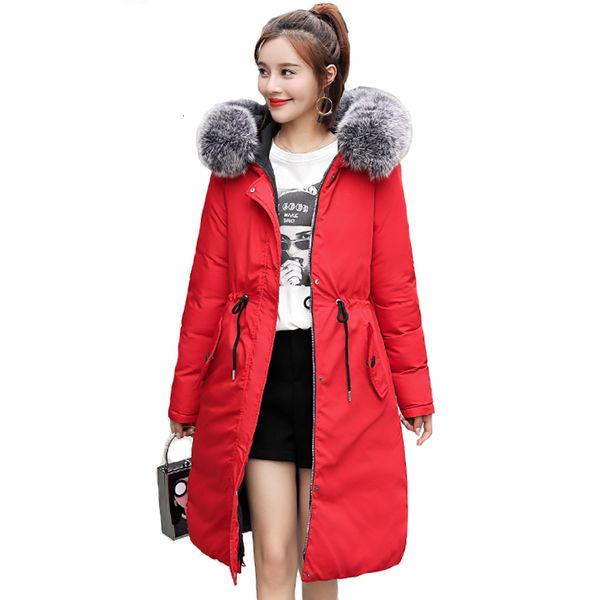 

women's winter gowns in 2019 can be worn on both sides with women's hoods, belts, paka belts, autumn cotton coats, Tan;black