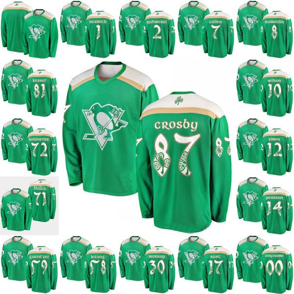green pittsburgh penguins jersey