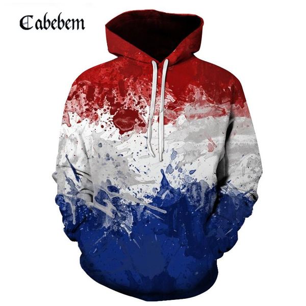 

2019 autumn men hoodies digital printing 3d sweatshirt neutral casual harajuku long-sleeved pocket hooded pullover men wear, Black