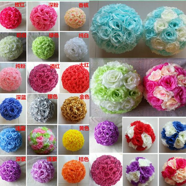 

artificial rose silk flower ball centerpieces mint decorative hanging flower ball wedding decorations diy any color can be mixed