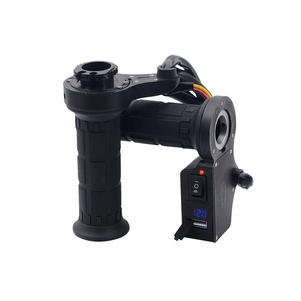 

universal motorcycle handle bar warmer heated grip keep hand warm winter 26w