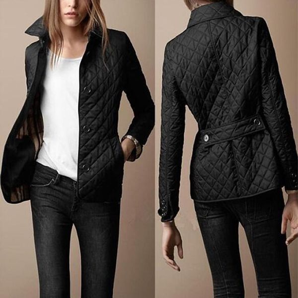 Fall Fashion -Wholesale - Jaqueta feminina Simple acolchoada casual jaqueta casual moda moda manta de papéis acolchoados acolchoados gtoe