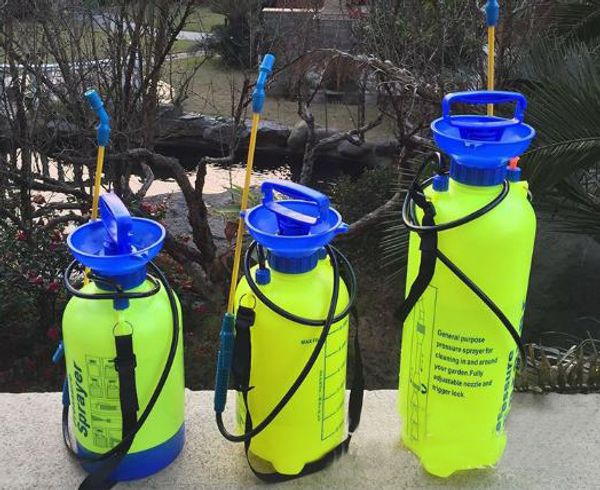 

in stock four models air pressure sprinkling can clear plastic watering kettle garden tools sprinklers for disinfectant ing