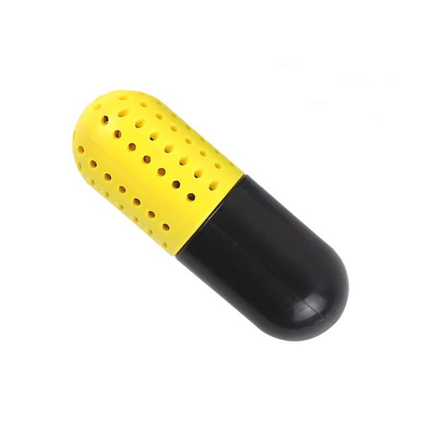 

1pc household capsule shape odor germs closet shoe deodorizer smell remover air purifying sneakers dryer steriliser eliminator