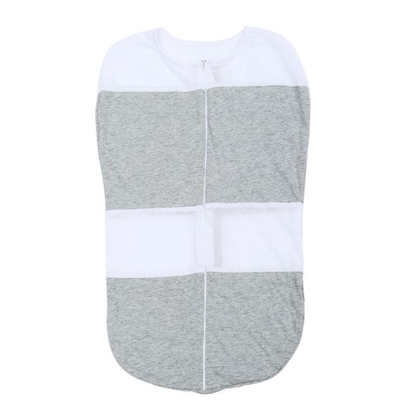 

newborn infant boy girl sleeping bag baby striped blanket sleeping wrap zipper swaddle autumn cotton baby sleeping bag 3-12m
