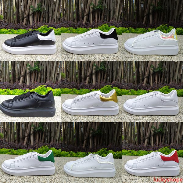 

designer luxury men women chaussures 3m reflective triple black white sole leather suede mens flat vintage platform walking casual shoes