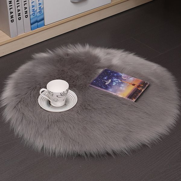 Hoomall Soft Small Rug Chair Cover Bedroom Mat Warm Hairy Carpet