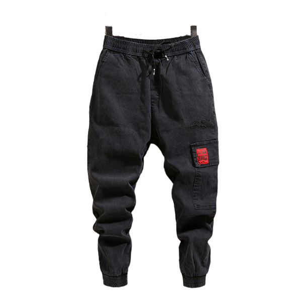 

мужские joggers брюки уличная хип-хоп брюки повседневные шаровары мужской сыпучие тонкий фитнес soft plain конкретизируйте окружность одежда, Black