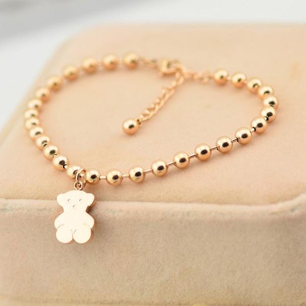 

МОДА СТИЛЬ из нержавеющей стали розовое золото покрытием Шарм браслеты браслеты