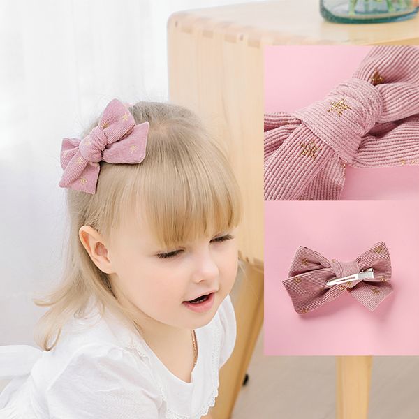 

10cm big bows hair clips for girls solid color hairpin printed gold star kids barrette knot baby girl hair accessories, Slivery;white