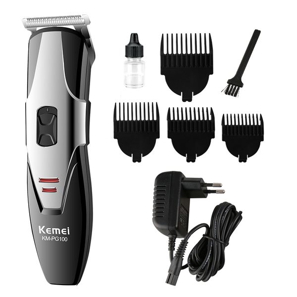 

kemei 2017 new professional electric hair clipper with rechargeable cordless adjustable salon clipper inside lithium battery