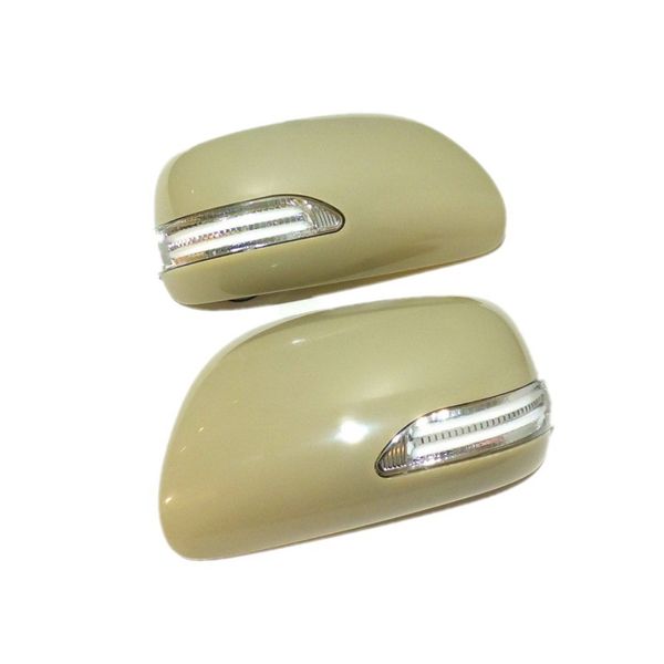 

led rear-view mirror lights with cover; led yellow turn signals light + white drl case for toyota corolla altis us ch br version 2007~2013