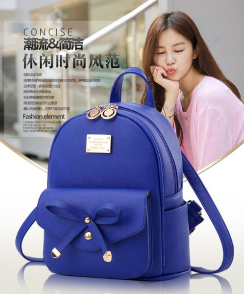 

2020 new style korean-style women's pu shoulder bag school bag europe and america casual fashion backpack women's